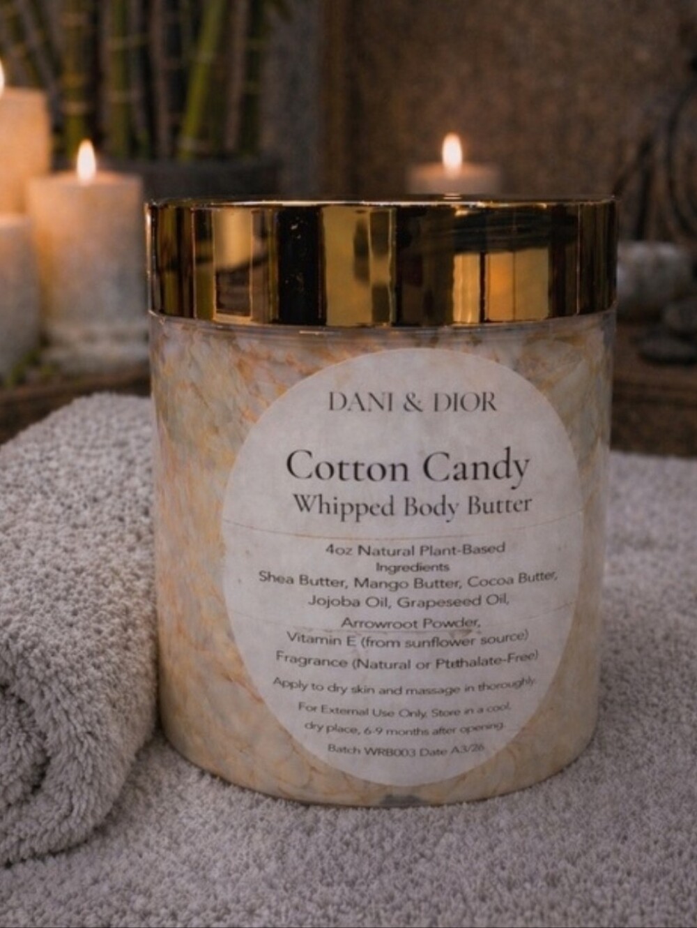 Dani & Dior NWT Cotton Candy Whipped Body Butter